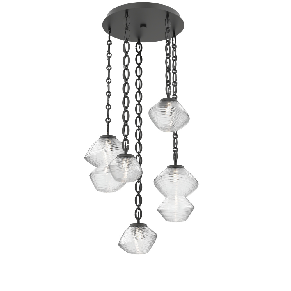 Mesa Round Chain 5pc Multi-Pendant