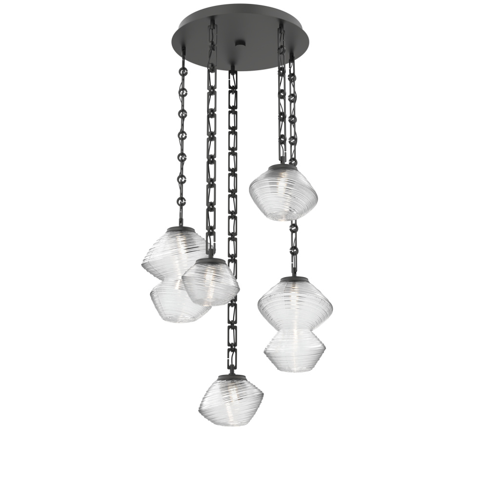 Mesa Round Chain 5pc Multi-Pendant