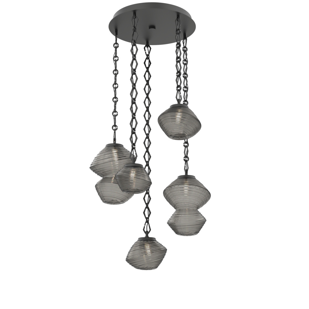 Mesa Round Chain 5pc Multi-Pendant