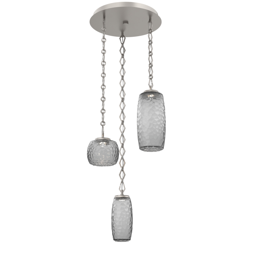 Vessel Round Chain 3pc Multi-Pendant