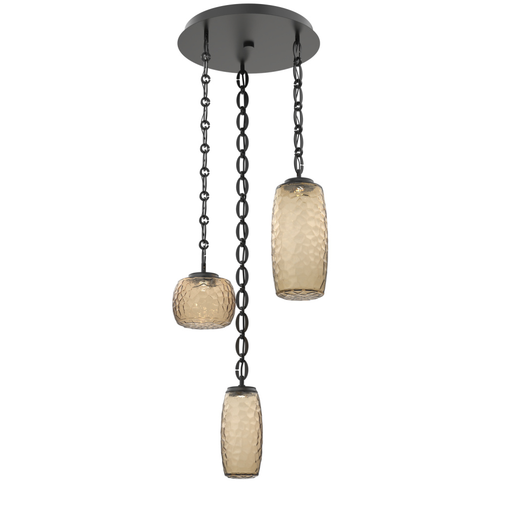 Vessel Round Chain 3pc Multi-Pendant