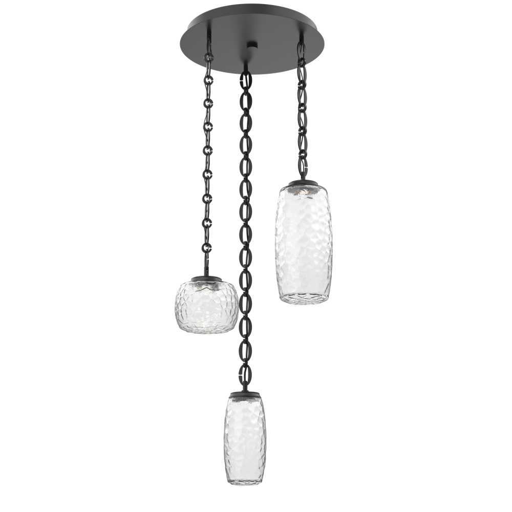Vessel Round Chain 3pc Multi-Pendant