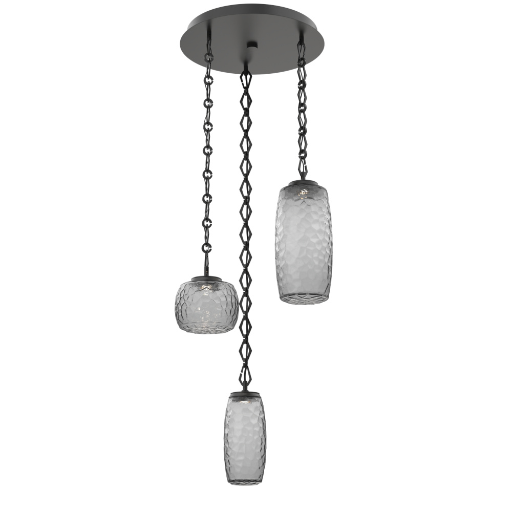 Vessel Round Chain 3pc Multi-Pendant