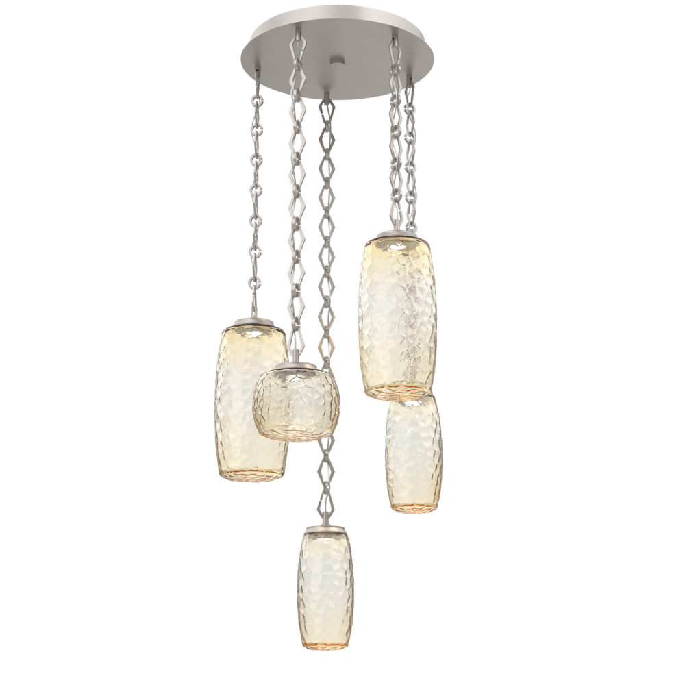 Vessel Round Chain 5pc Multi-Pendant