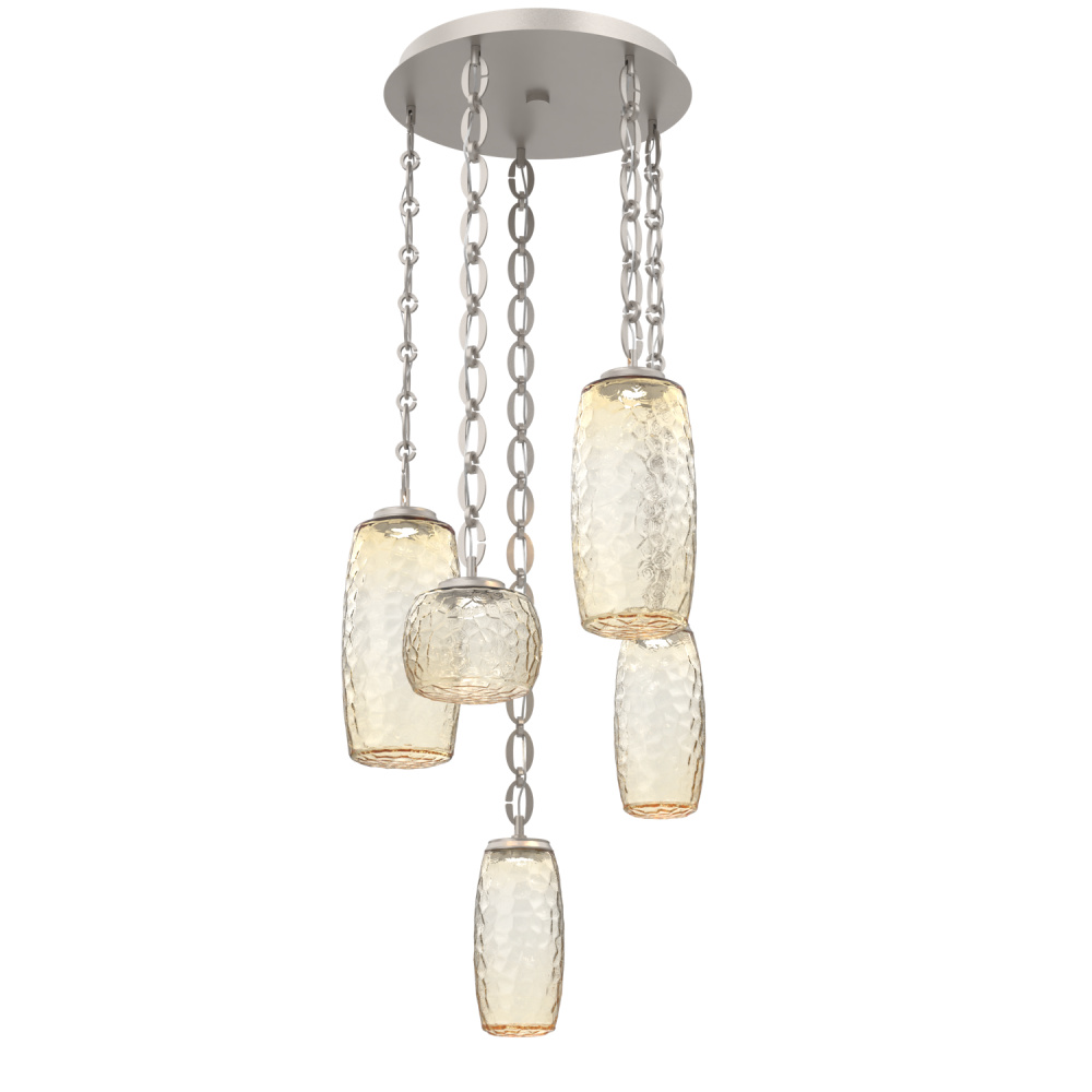 Vessel Round Chain 5pc Multi-Pendant