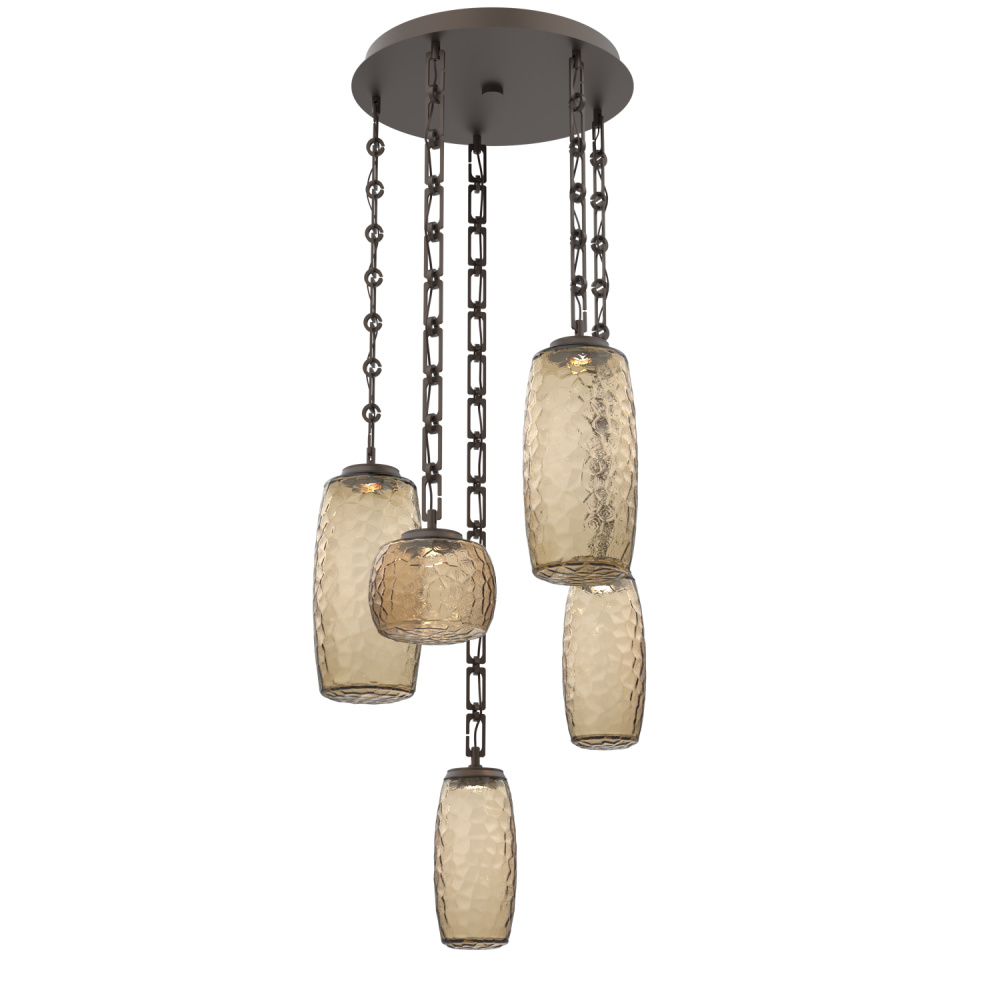 Vessel Round Chain 5pc Multi-Pendant