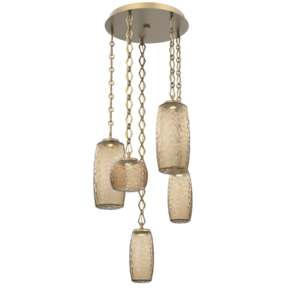 Vessel Round Chain 5pc Multi-Pendant