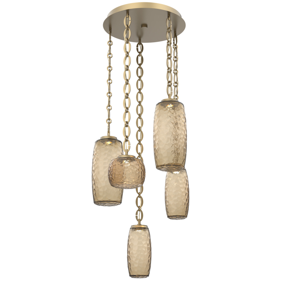 Vessel Round Chain 5pc Multi-Pendant