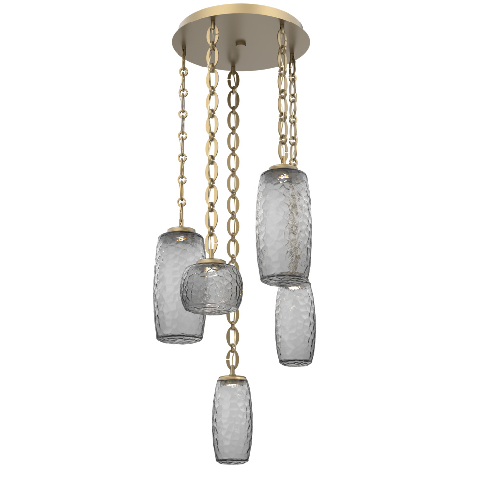 Vessel Round Chain 5pc Multi-Pendant