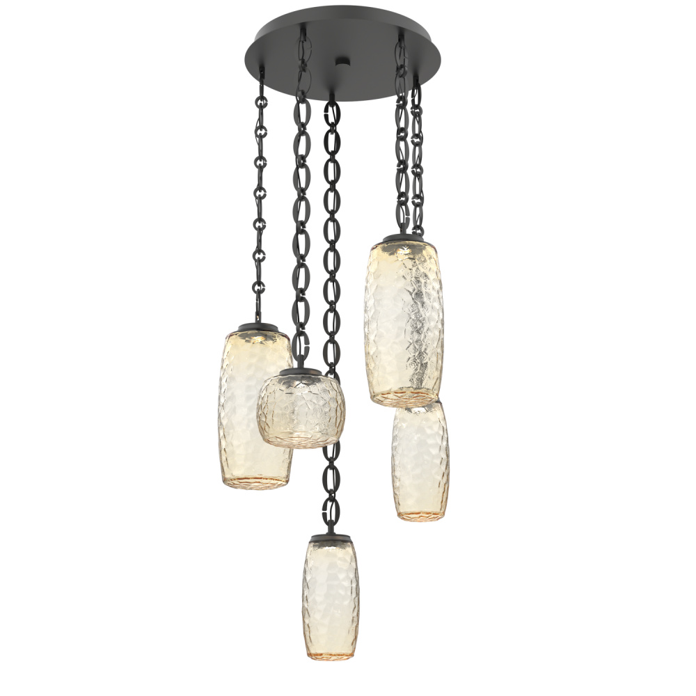 Vessel Round Chain 5pc Multi-Pendant