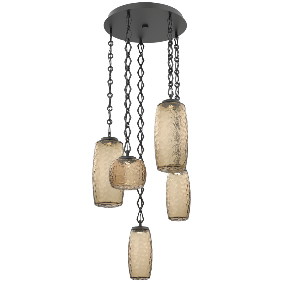 Vessel Round Chain 5pc Multi-Pendant