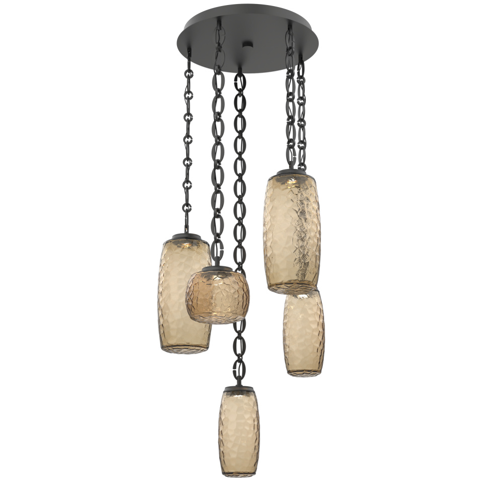 Vessel Round Chain 5pc Multi-Pendant