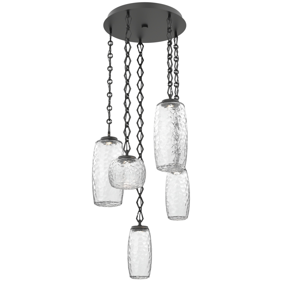 Vessel Round Chain 5pc Multi-Pendant