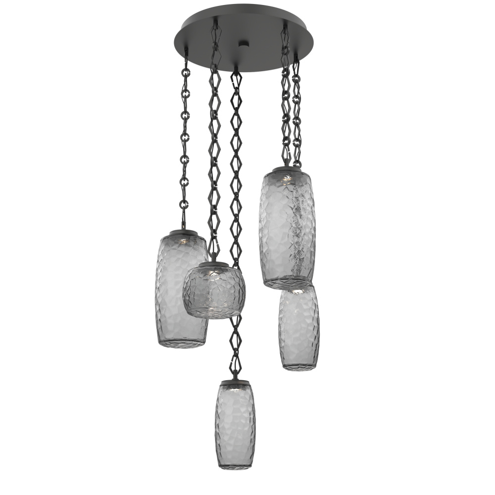 Vessel Round Chain 5pc Multi-Pendant