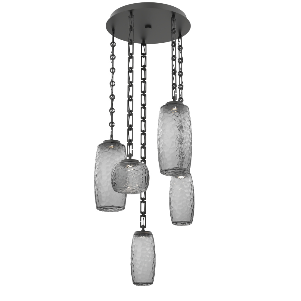 Vessel Round Chain 5pc Multi-Pendant