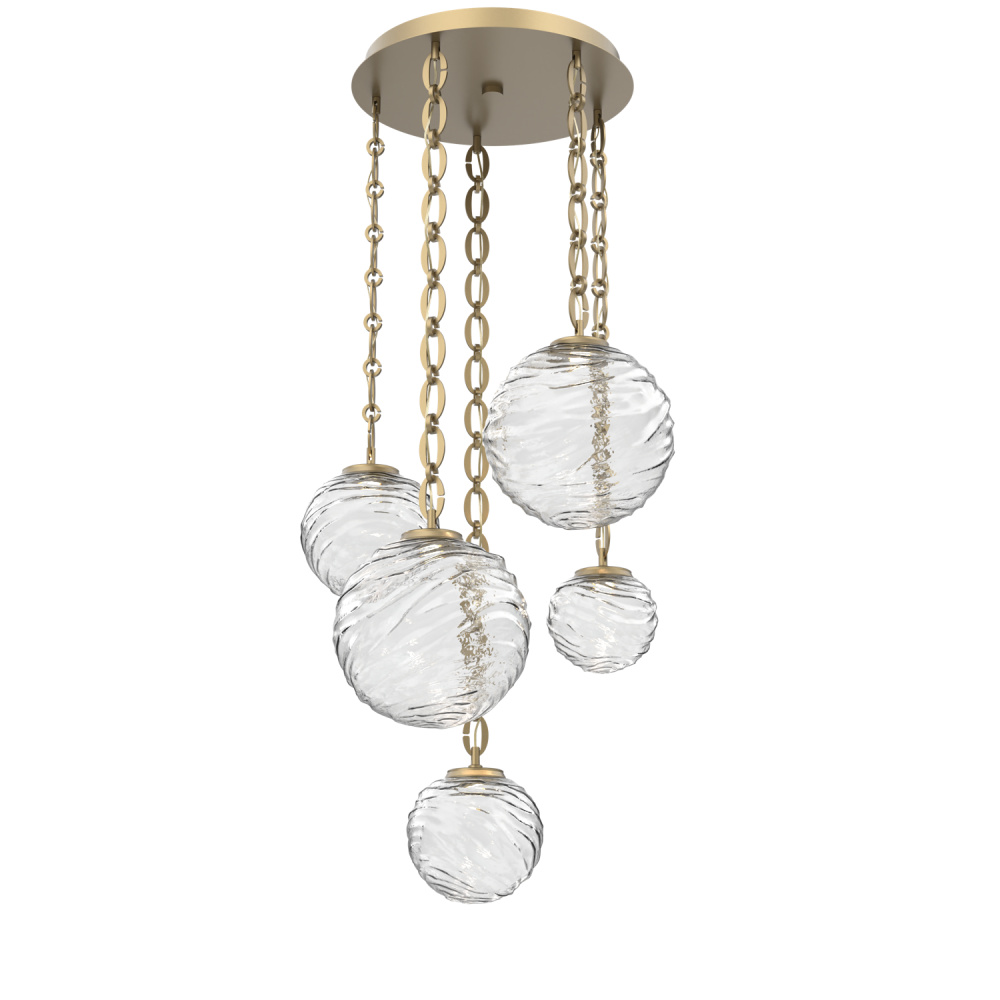 Gaia Round Chain 5pc Multi-Pendant