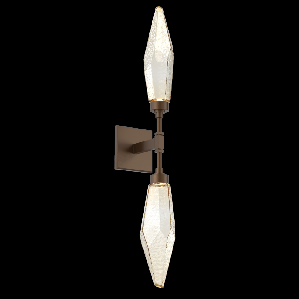 Rock Crystal Double Sconce