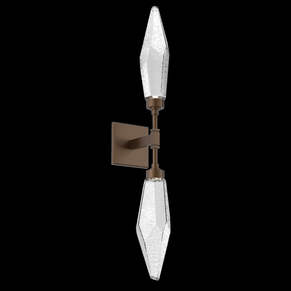 Rock Crystal Double Sconce
