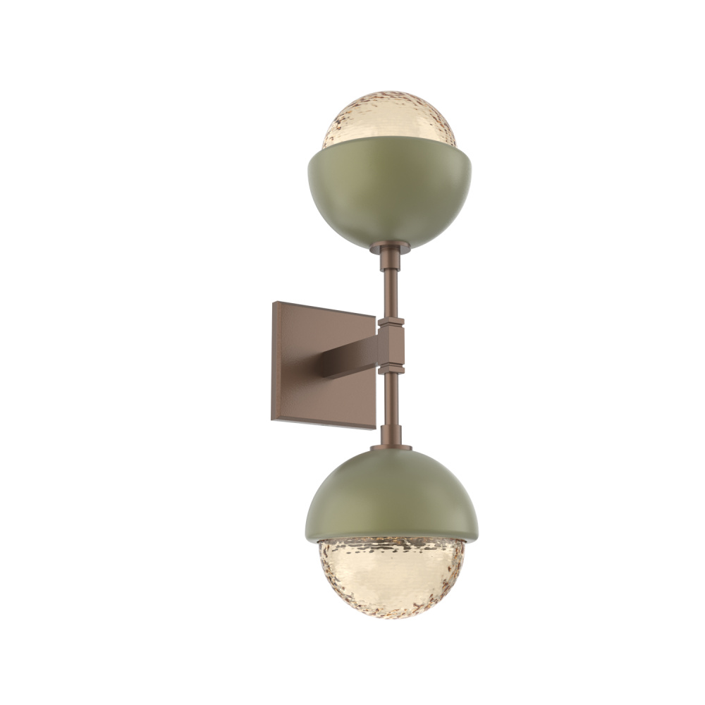Cabochon Double Sconce