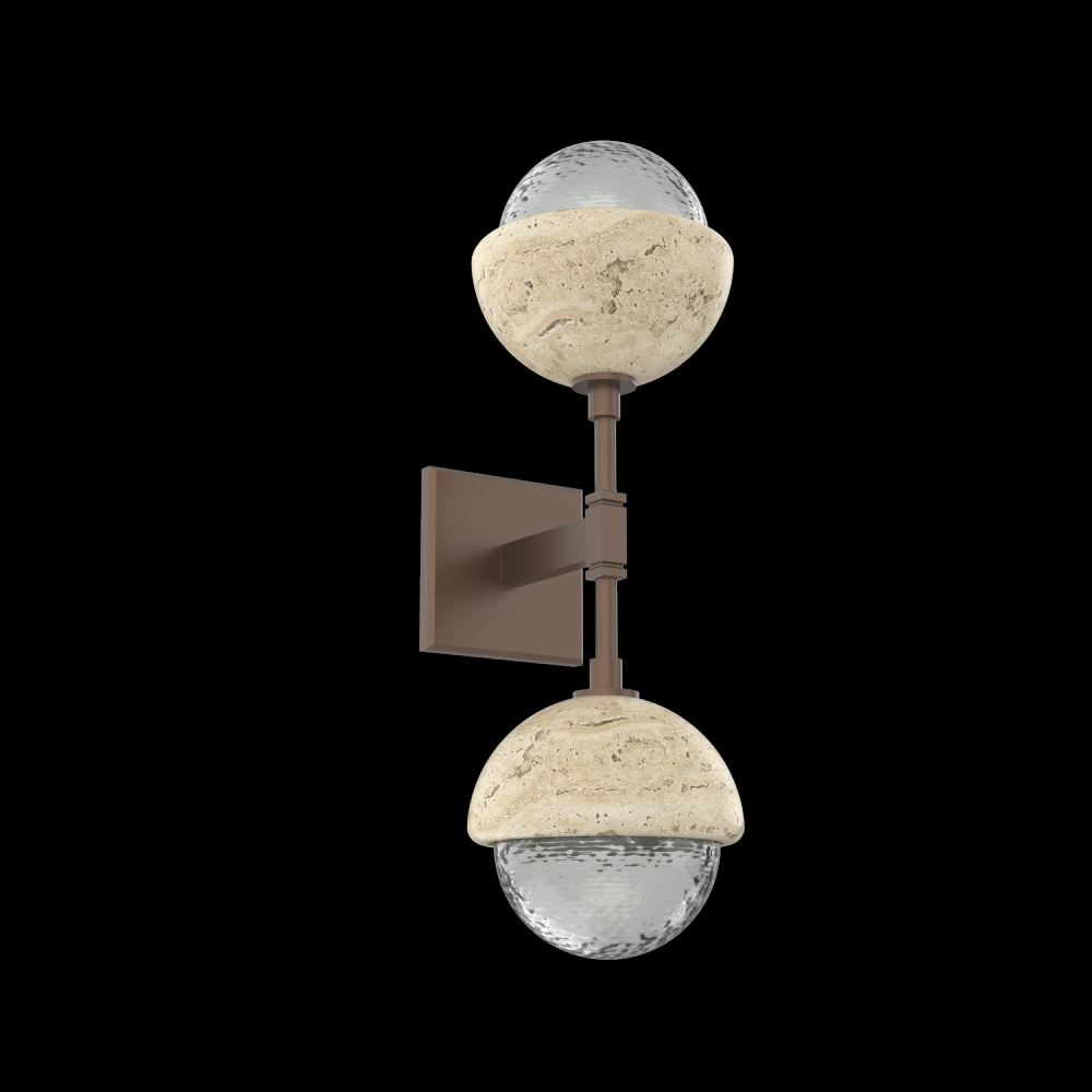 Cabochon Double Sconce