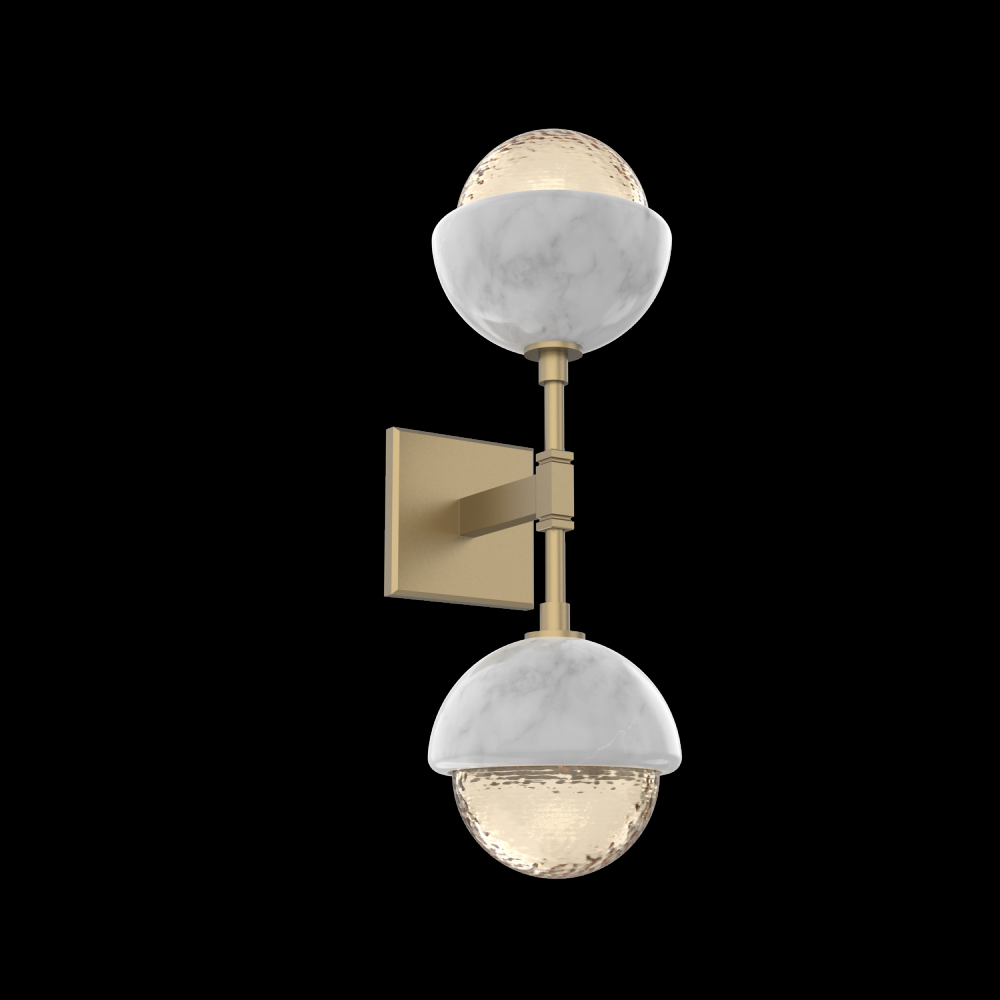 Cabochon Double Sconce