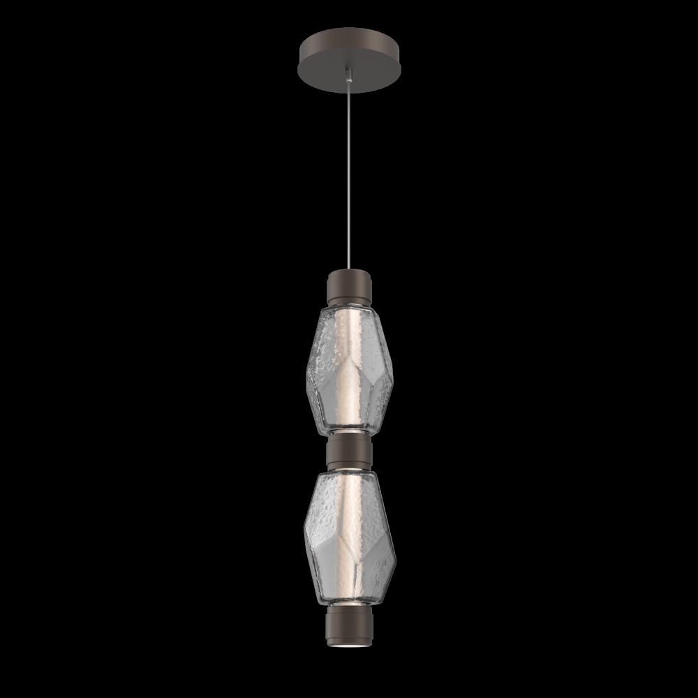 Gem Mandrel Double Pendant