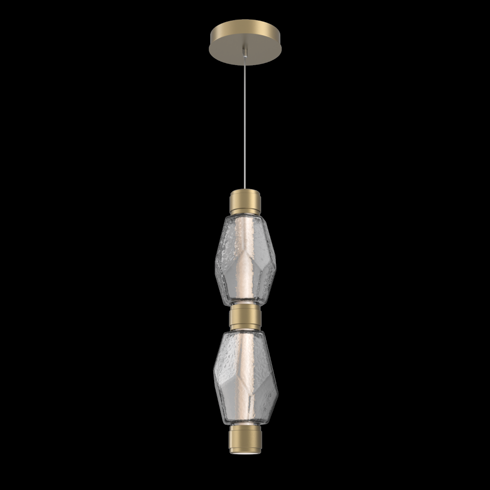 Gem Mandrel Double Pendant