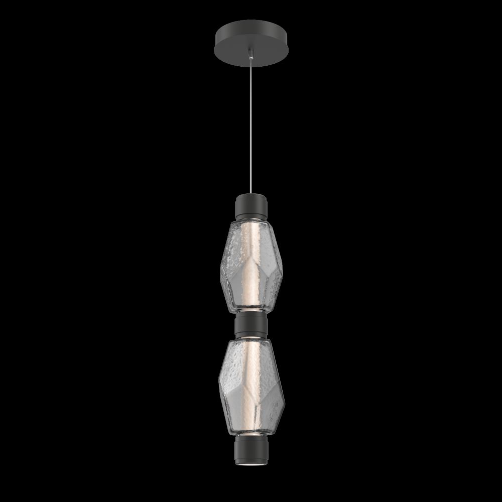 Gem Mandrel Double Pendant