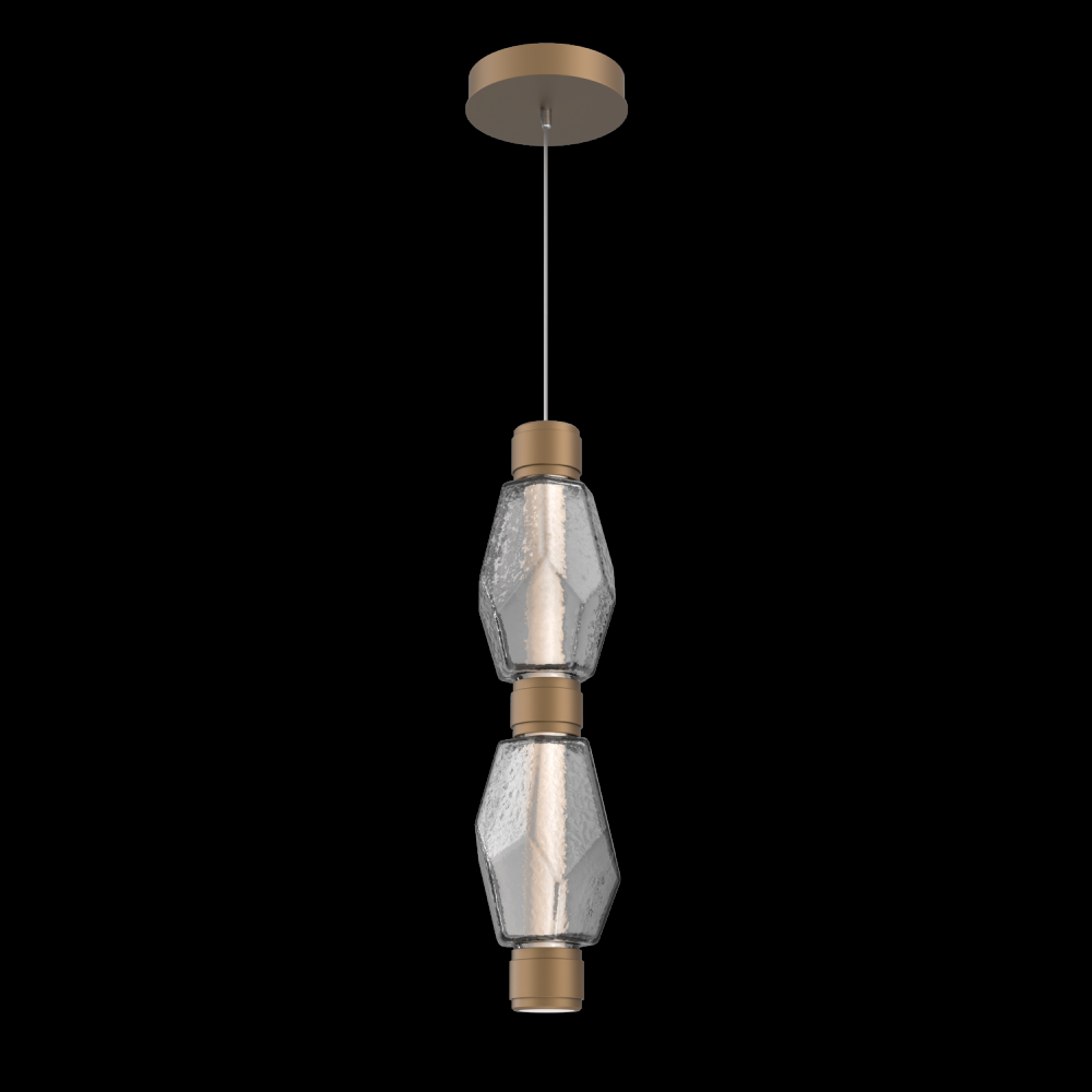 Gem Mandrel Double Pendant