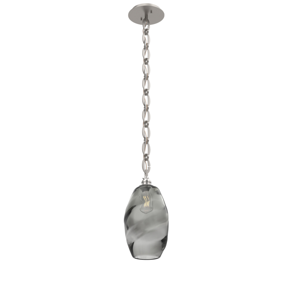 Ellisse Round Single Pendant Chain