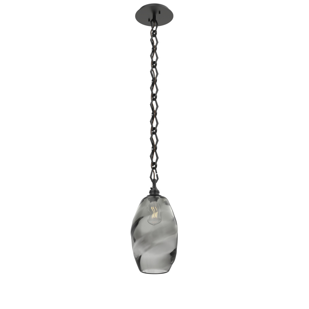 Ellisse Round Single Pendant Chain
