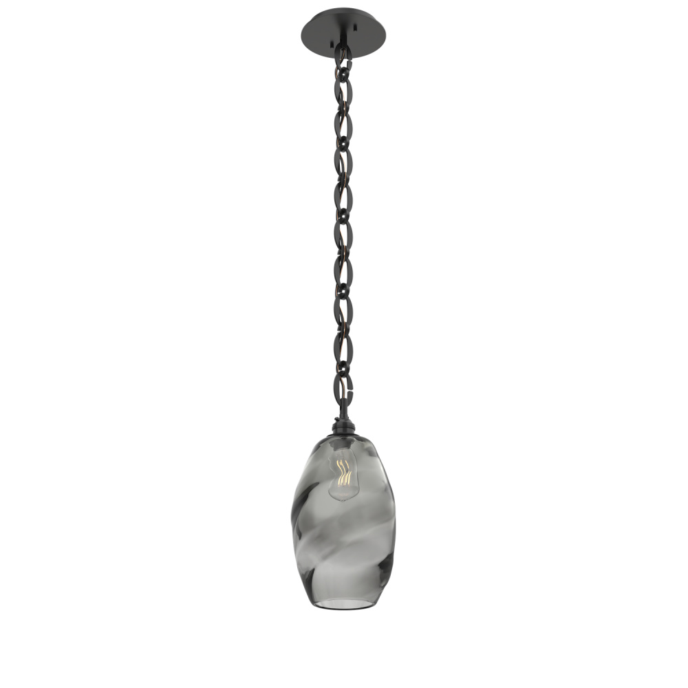 Ellisse Round Single Pendant Chain