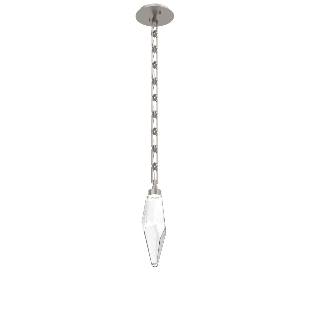 Rock Crystal Chain Pendant - 15-Inch