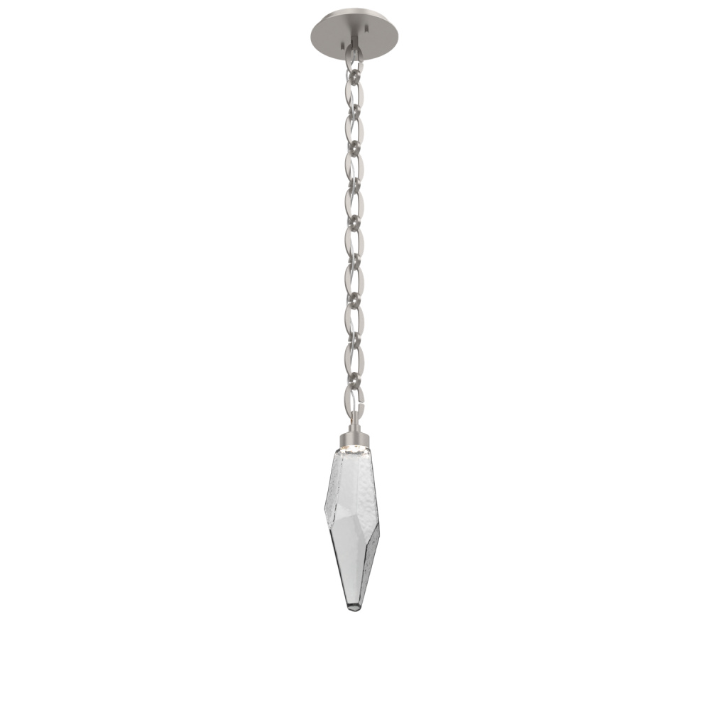 Rock Crystal Chain Pendant - 15-Inch