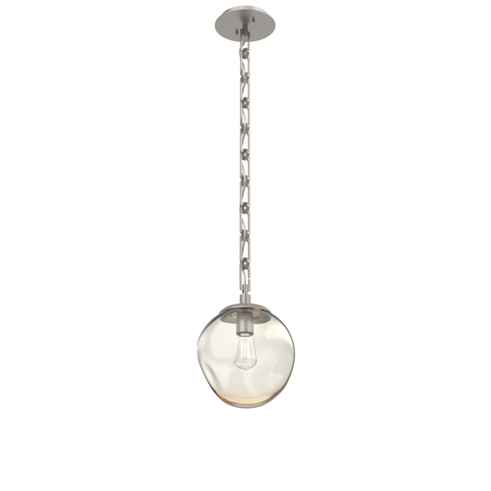 Aster Round Single Pendant with Chain (Bulb)