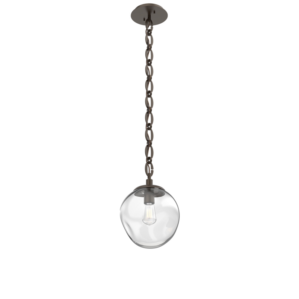 Aster Round Single Pendant with Chain (Bulb)