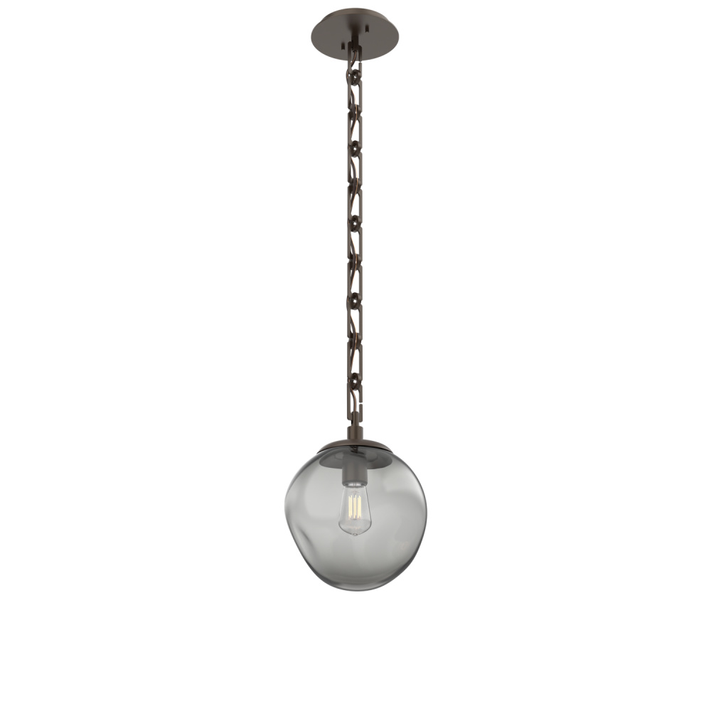 Aster Round Single Pendant with Chain (Bulb)