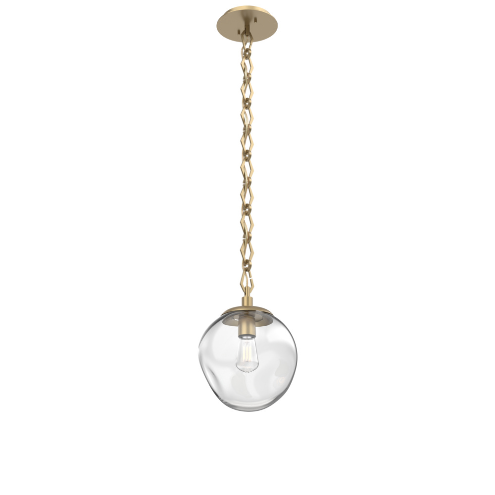 Aster Round Single Pendant with Chain (Bulb)