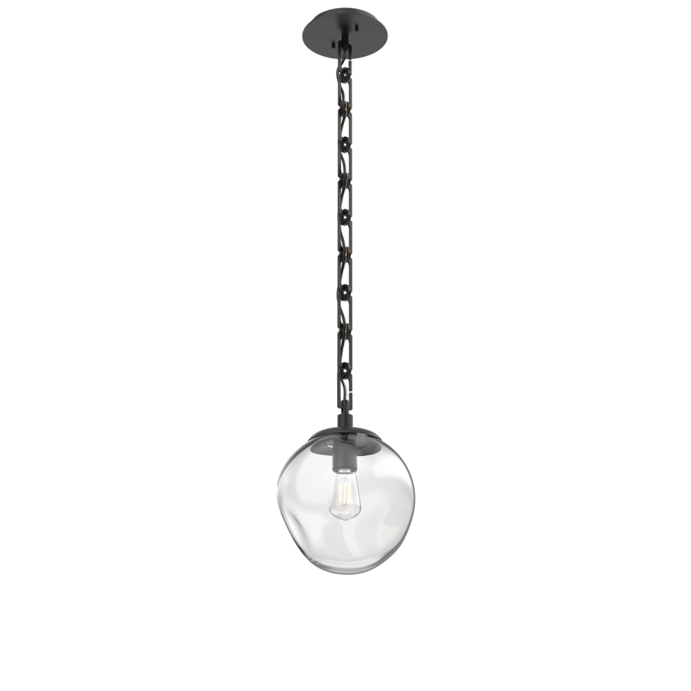 Aster Round Single Pendant with Chain (Bulb)