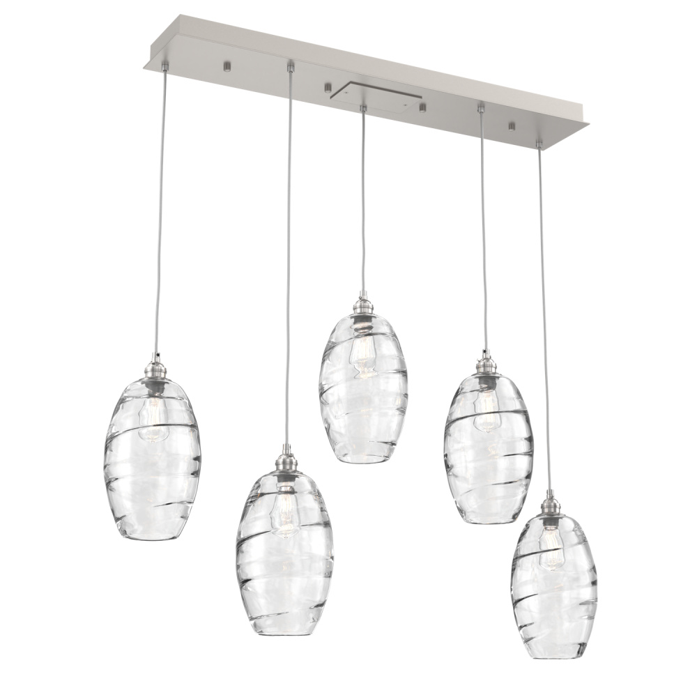 Ellisse Linear 5pc Multi-Pendant