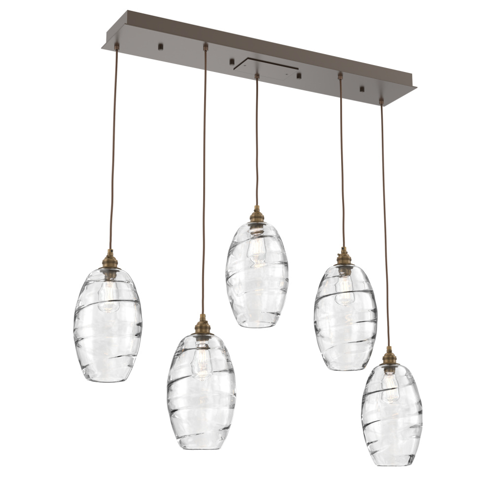 Ellisse Linear 5pc Multi-Pendant