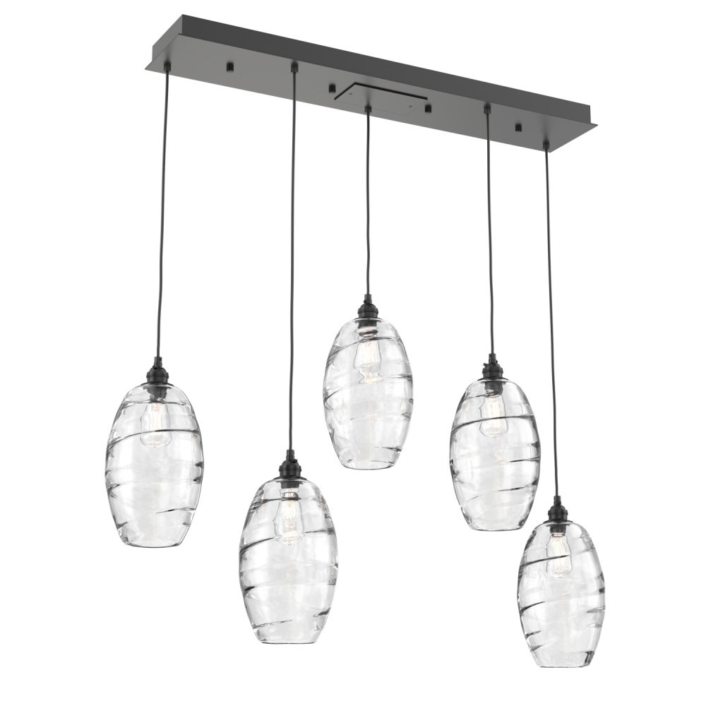 Ellisse Linear 5pc Multi-Pendant