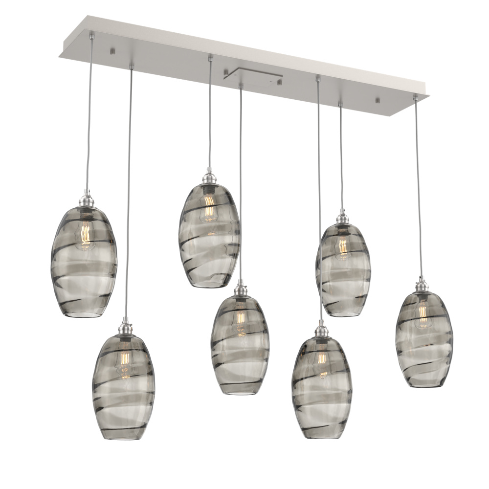 Ellisse Linear 7pc Multi-Pendant