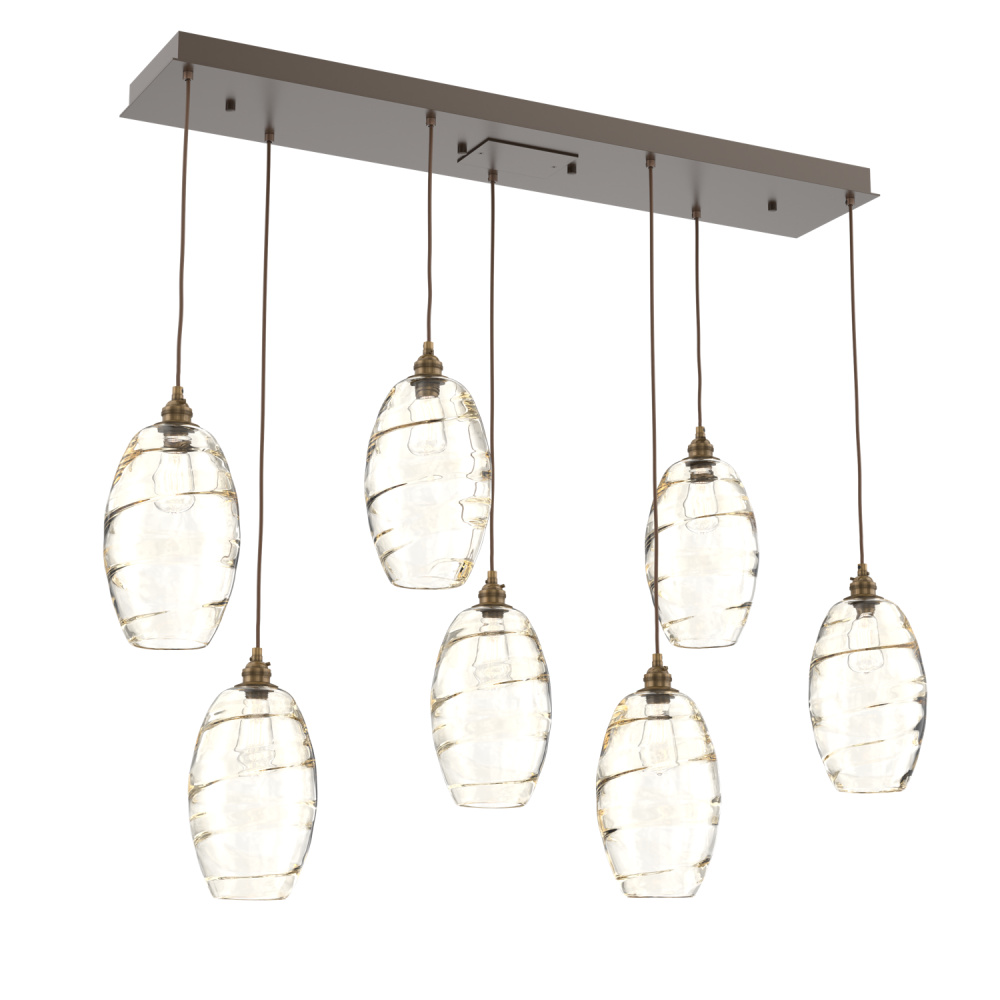 Ellisse Linear 7pc Multi-Pendant