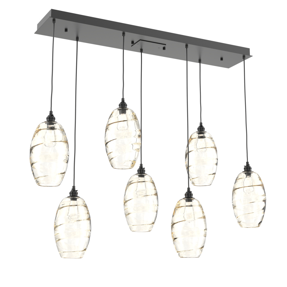 Ellisse Linear 7pc Multi-Pendant