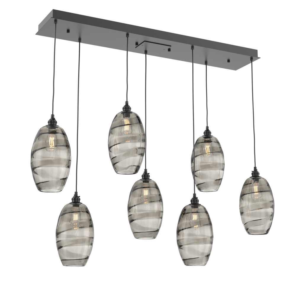 Ellisse Linear 7pc Multi-Pendant