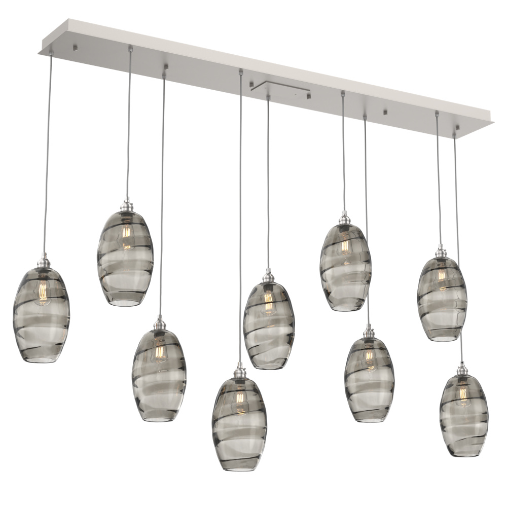 Ellisse Linear 9pc Multi-Pendant