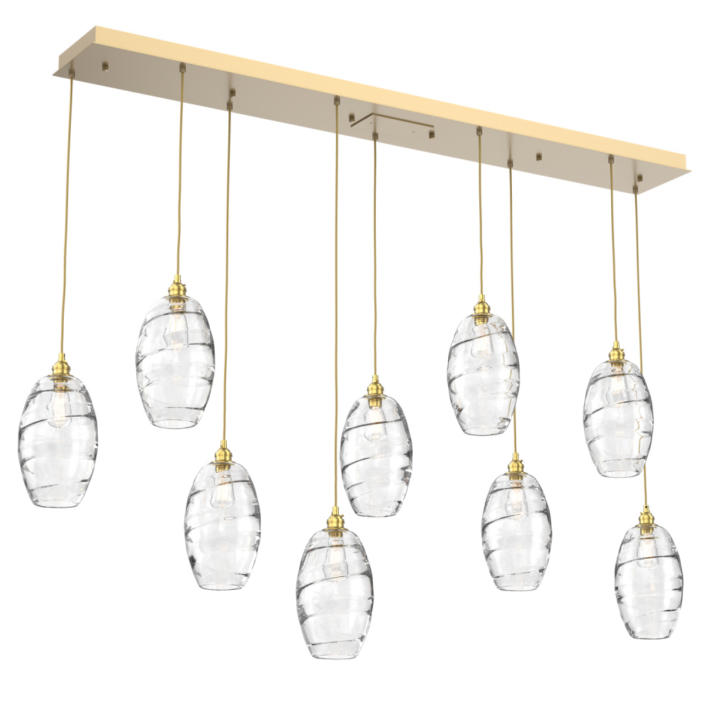 Ellisse Linear 9pc Multi-Pendant