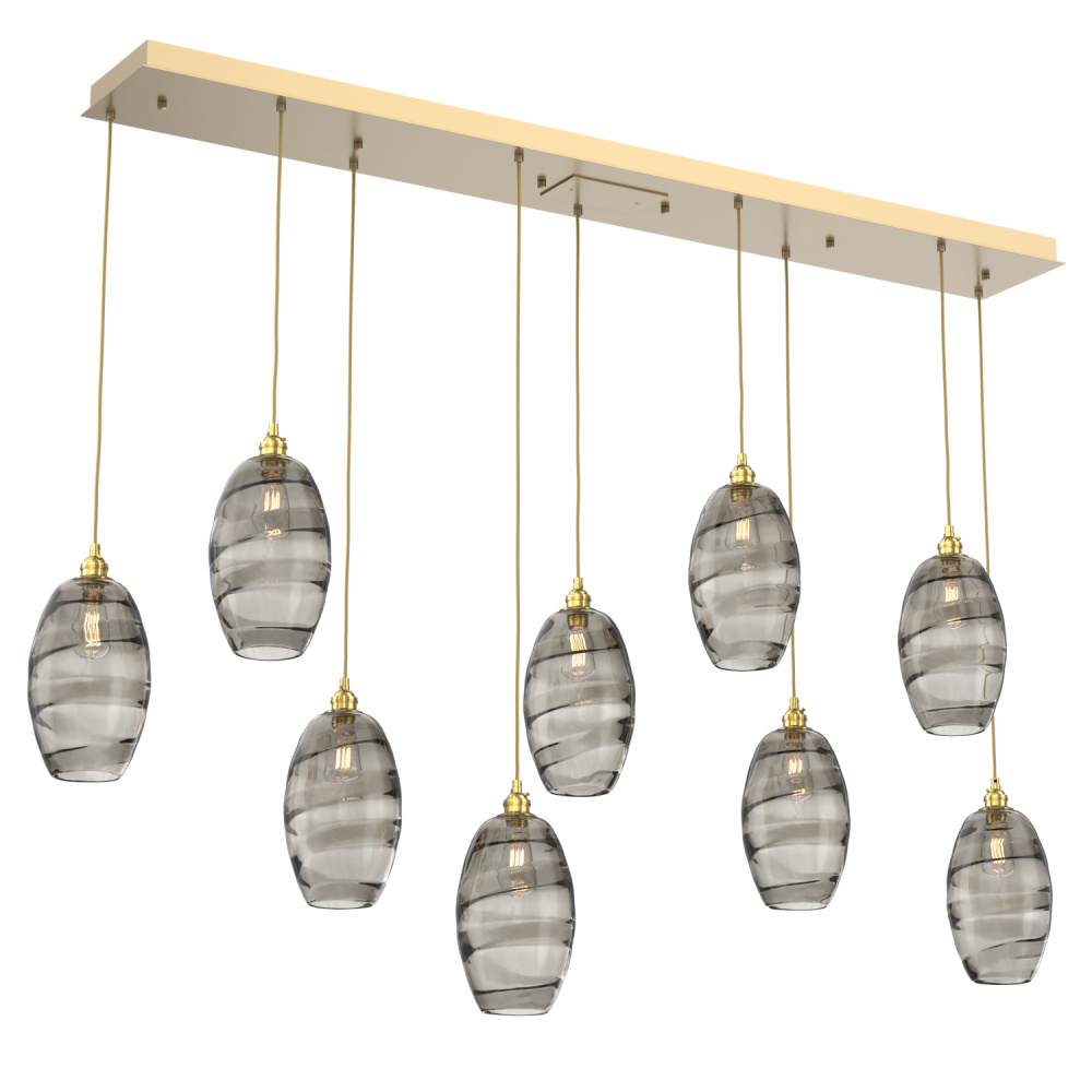 Ellisse Linear 9pc Multi-Pendant