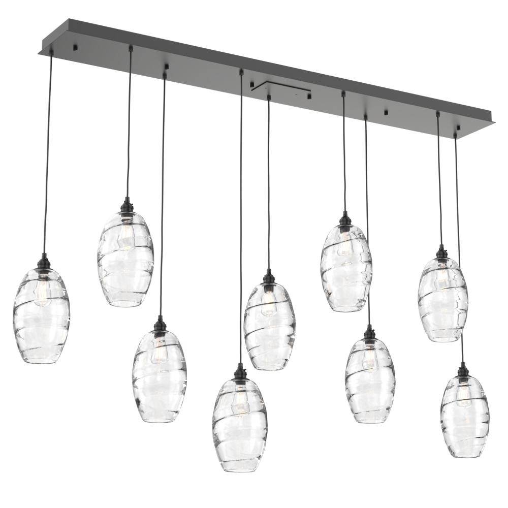 Ellisse Linear 9pc Multi-Pendant
